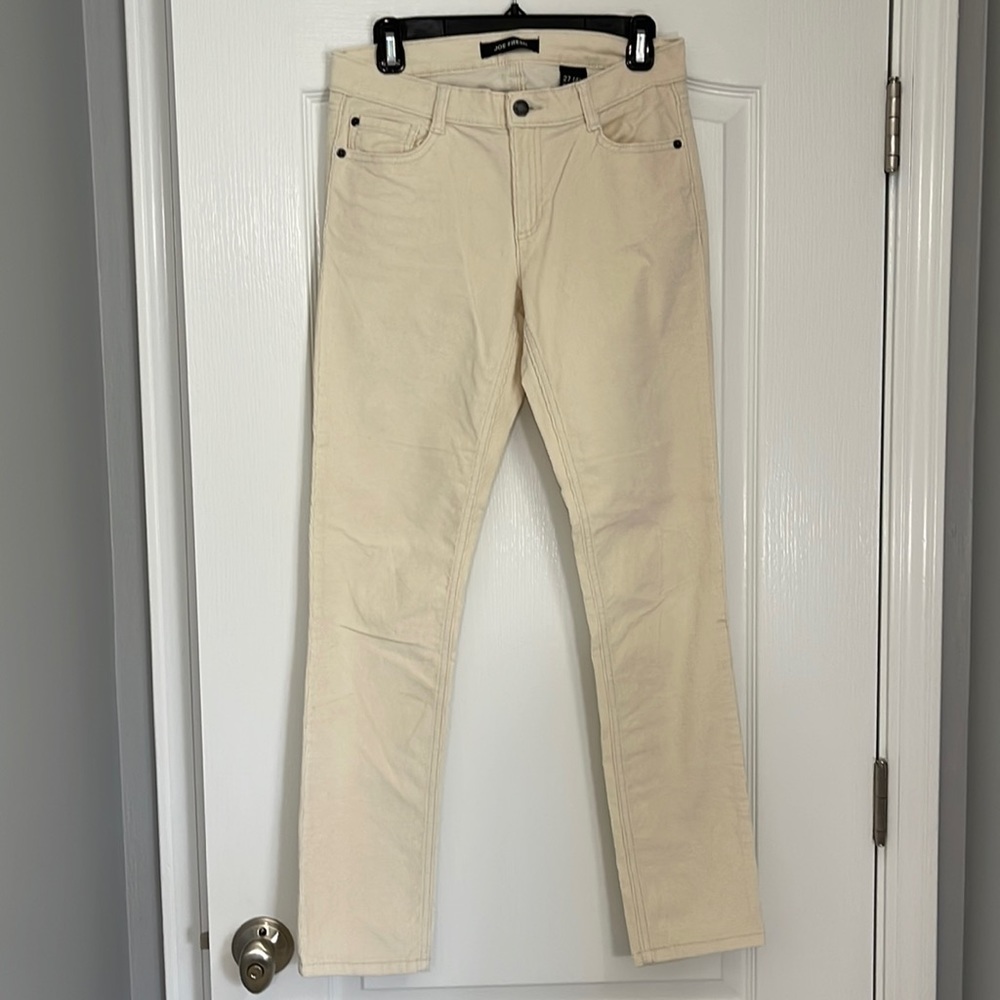 Joe Fresh Off White Cream Corduroy Pants Size 4